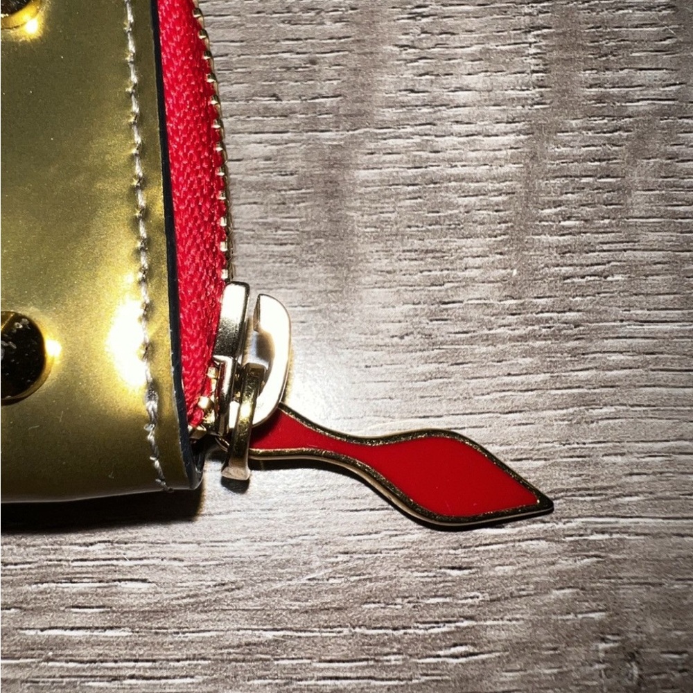 Christian Louboutin Key Pouch and Gold Key Ring - Picture 7 of 12